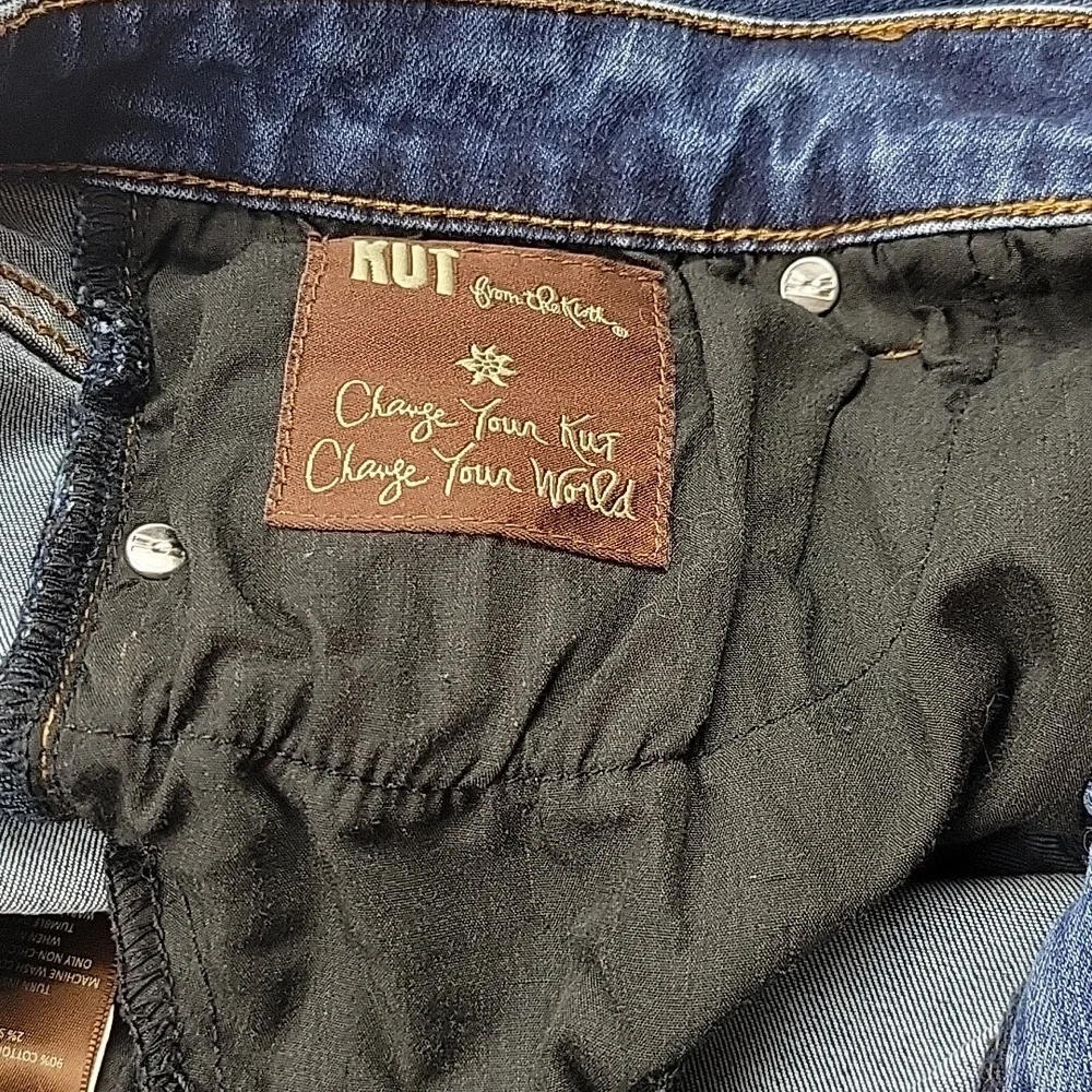 Kut from the Kloth Boyfriend Straight Leg Denim Jeans, Womens‎ Size 8,